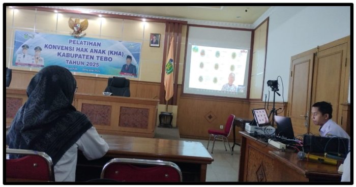 Waka Sarpras MTsN 1 Tebo Ikuti Pelatihan Konvensi Hak Anak di Kantor Bupati Tebo