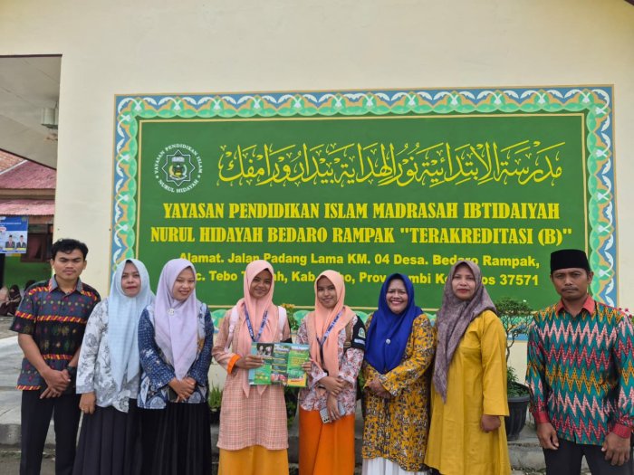 MTsN 1 Tebo Akhiri Sosialisasi di MI Nurul Hidayah