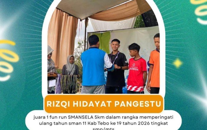 MTsN 1 Tebo Raih Juara di Fun Run 5 Km Tebo MTsN 1 Tebo Raih Juara di Fun Run 5 Km Tebo