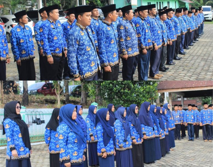 Upacara Kedisiplinan Kemenag Tebo Perkuat Pelayanan Publik