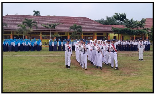 SUASANA PERSIAPAN PELAKSANAAN UPACARA BENDERA