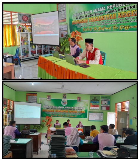 JELANG PEMBAGIAN RAPOR, MTS N 1 TEBO GELAR RAPAT KENAIKAN KELAS