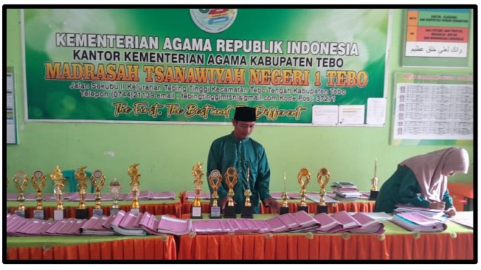 MTsN 1 Tebo Rampungkan Persiapan Penilaian PKKM