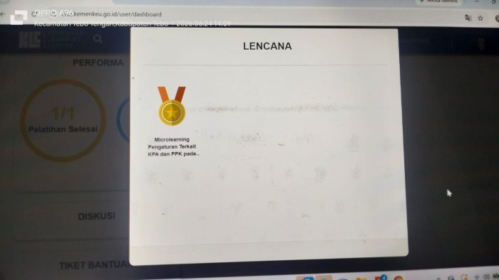 Kepala MTsN  1 Tebo Ikuti Pelatihan E-Learning Keuangan