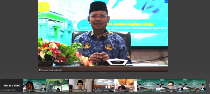 MTsN 1 Tebo Ikuti Pembinaan ASN dan Digitalisasi Madrasah