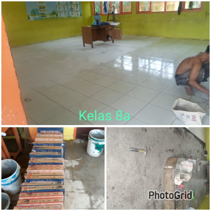 MTsN 1 Tebo Renovasi Empat Ruang Kelas untuk Tingkatkan Kenyamanan