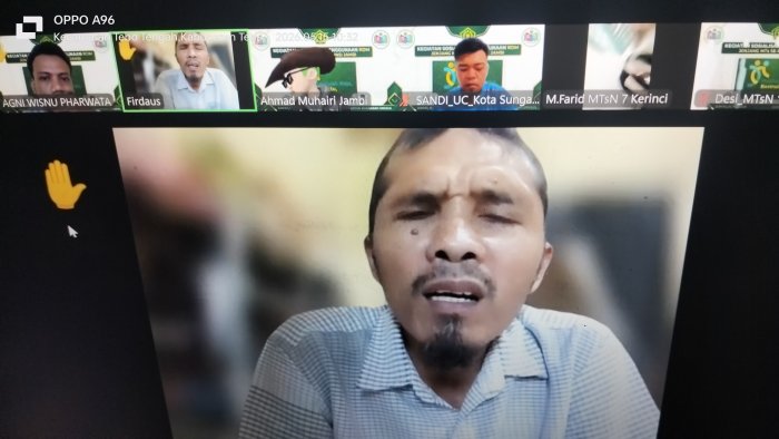 MTsN 1 Tebo Ikuti Bimtek Penggunaan Rapor Digital Madrasah