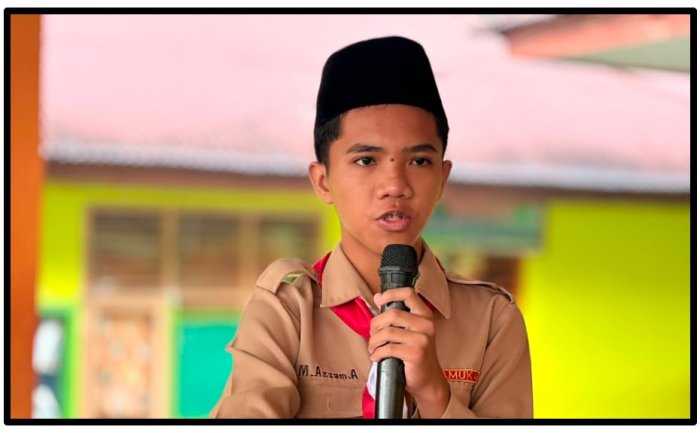 Pasca Pembelajaran Daring Akibat Kabut Asap, MTsN 1 Tebo Gelar Muhadoroh Tiga Bahasa di Aula Tri Utama Pasca Pembelajaran Daring Akibat Kabut Asap, MTsN 1 Tebo Gelar Muhadoroh Tiga Bahasa di Aula Tri Utama