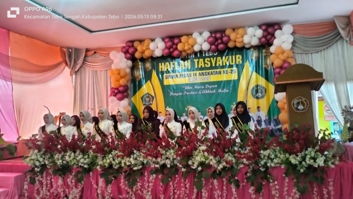 Siswa MTsN 1 Tebo Raih Prestasi di Bidang Tahfiz