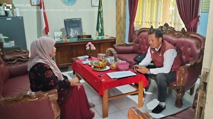 MTsN 1 Tebo Terima Kunjungan Petugas PKH Dinas Sosial