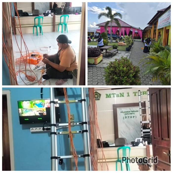 MTsN 1 Tebo Tingkatkan Keamanan dengan CCTV di Madrasah
