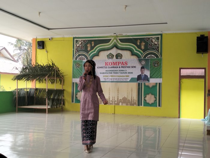 Zifara Raih Juara Satu Solo Lagu Daerah Jambi pada ajang Kompas Madrasah 2026