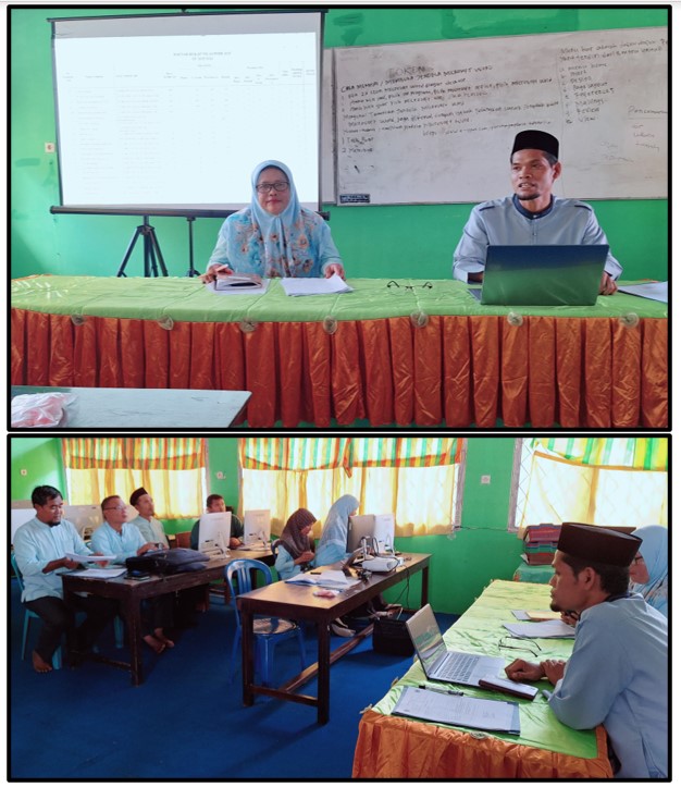 MTsN 1 TEBO GELAR RAPAT PENENTUAN HASIL PPDB TAHUN AJARAN 2025/2026