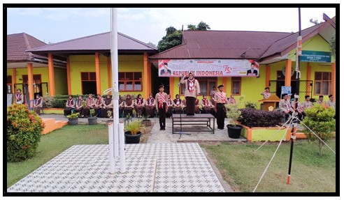 MTs N 1 TEBO ADAKAN UPACARA PERINGATAN HARI PRAMUKA KE 63