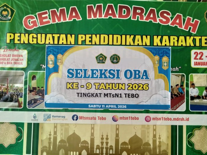 MTsN 1 Tebo Gelar Seleksi Olimpiade Bahasa Arab