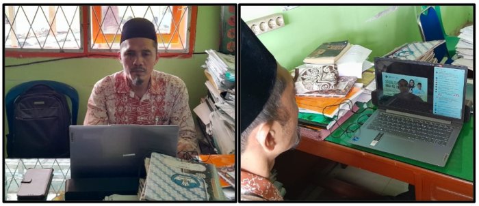 Waka Kurikulum MTsN 1 Tebo Ikuti Zoom Meeting Hari Kedua, Mantapkan Implementasi Kurikulum