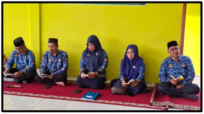 Awali Semester Ganjil dengan Berkah, Yasinan Perdana MTsN 1 Tebo Berjalan Khidmat di Aula Madrasah