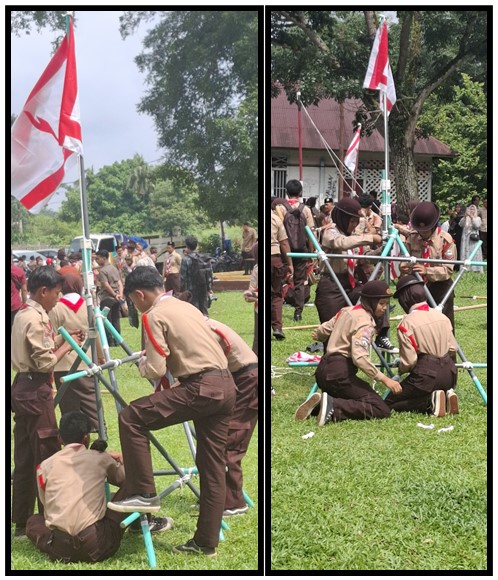 MTS N 1 TEBO LATIHAN RUTIN SEBELUM BERLAGA PADA PRAMUKA PENGGALANG