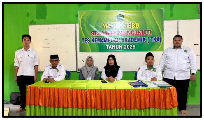 159 Siswa MTsN 1 Tebo Jalani Ujian TKA Berbasis Komputer