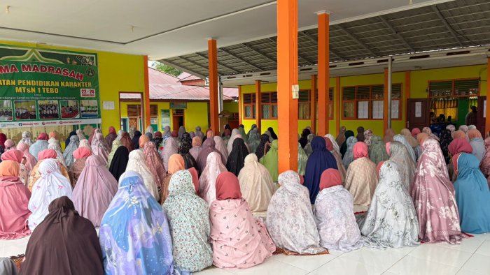 MTsN 1 Tebo Terapkan Pembiasaan Shalat Dhuha untuk Siswa