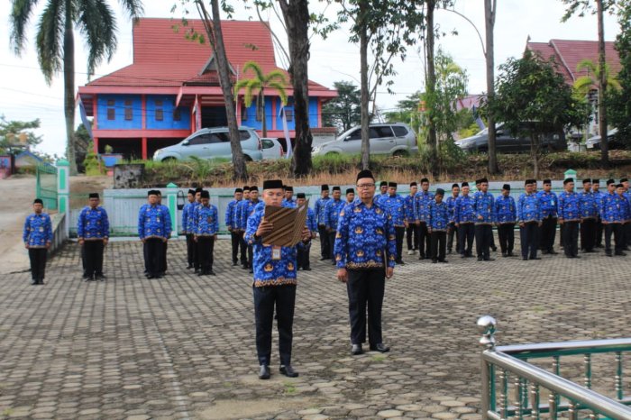 ASN Kemenag Tebo Gelar Upacara Kedisiplinan Jelang Ramadhan