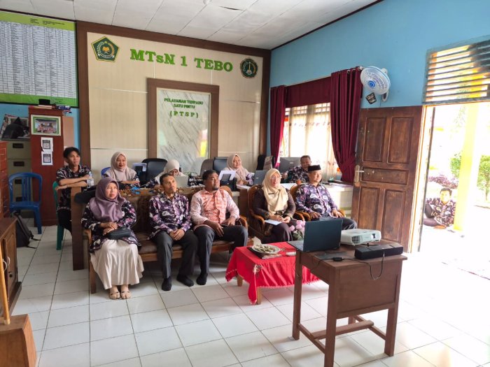 MTsN 1 Tebo Ikuti Pendampingan Zona Integritas