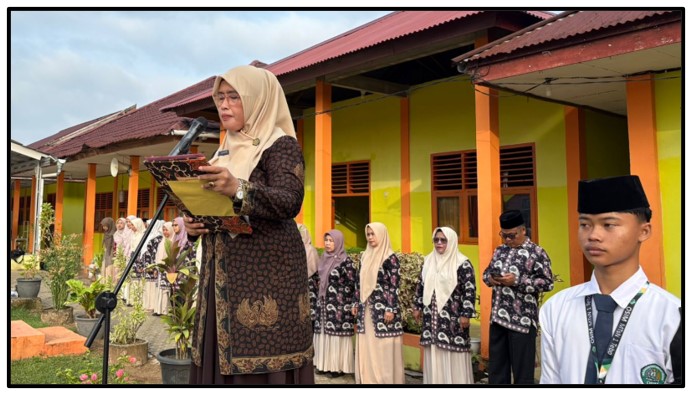 Wujudkan Kepemimpinan Berkarakter, MTsN 1 Tebo Resmi Lantik Pengurus OSIM Masa Bakti 2026