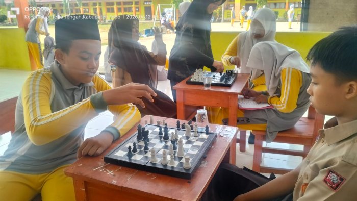 Catur Jadi Cabang Favorit di Clas Meeting MTsN 1 Tebo