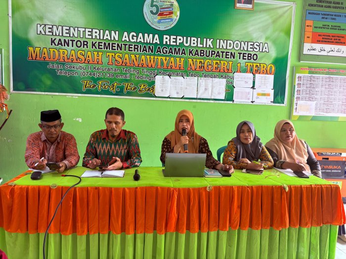 MTsN 1 Tebo Evaluasi Ujian dan Siapkan Perpisahan Siswa