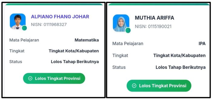 DUA SISWA MTsN 1 TEBO LOLOS OMI TINGKAT KABUPATEN TEBO DUA SISWA MTsN 1 TEBO LOLOS OMI TINGKAT KABUPATEN TEBO