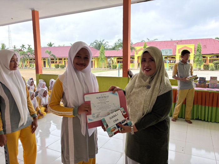 Atika Ratu Pratiwi Juara I OBA Tingkat Kabupaten Tebo  dan Berhak Mendapat Tiket ke Tingkat Provinsi