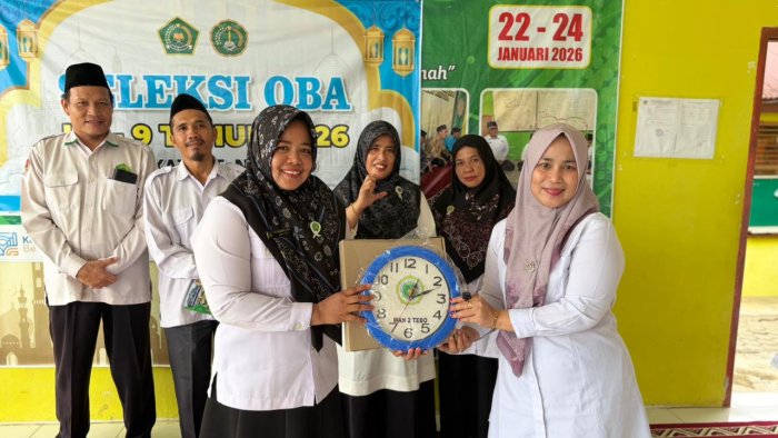 Kunjungan Tim Sosialisasi Penerimaan Murid Baru Madrasah (PMBM) MAN 2 Tebo ke MTSN 1 Tebo