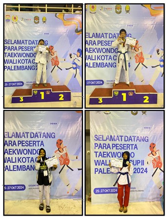 MEMBANGGAKAN, SISWA SISWI MTsN 1 TEBO BERHASIL RAIH EMAS PADA KEJUARAAN TAEKWONDO SE-SUMATRA DI GOR JAKABARING PALEMBANG 2024 MEMBANGGAKAN, SISWA SISWI MTsN 1 TEBO BERHASIL RAIH EMAS PADA KEJUARAAN TAEKWONDO SE-SUMATRA DI GOR JAKABARING PALEMBANG 2024