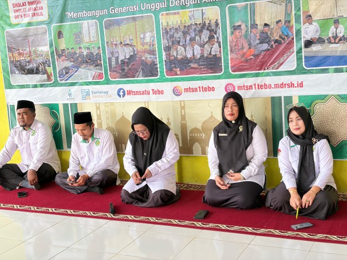 Ratusan Calon Siswa Baru Bersaing Ketat dalam Seleksi Tes Masuk PMBM MTsN 1 Tebo