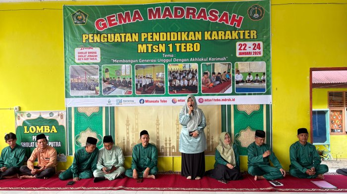 Gema Madrasah Penguatan Pendidikan Karakter Siswa MTsN 1 Tebo 