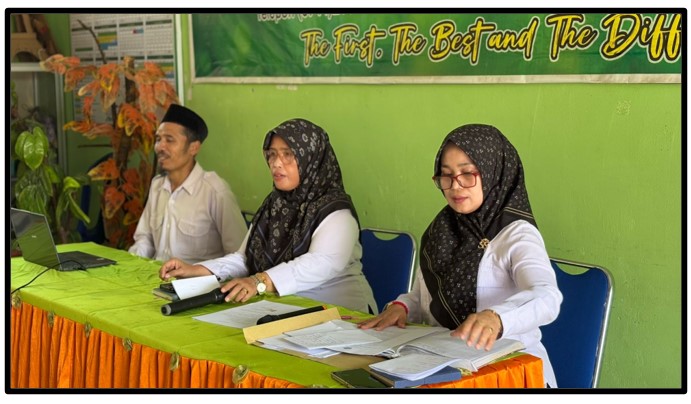 Persiapkan Kelulusan dan Perpisahan Siswa Kelas IX, MTsN 1 Tebo Gelar Rapat Intensif