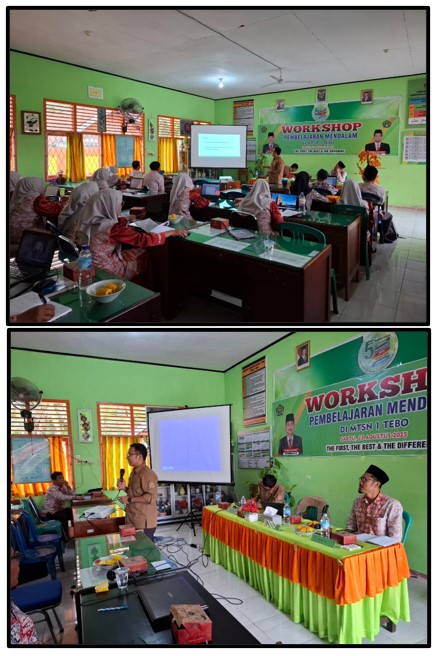 MTsN 1 TEBO ADAKAN WORKSHOP PEMBELAJARAN MENDALAM