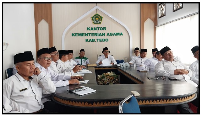 KEPALA MTS N 1 TEBO IKUTI RAKERNAS KEMENAG 2024 SECARA VIRTUAL