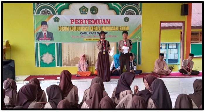 Geliat Demokrasi di MTsN 1 Tebo: Calon Ketua dan Wakil Ketua OSIM Sampaikan Visi Misi, Siap Pimpin Perubahan