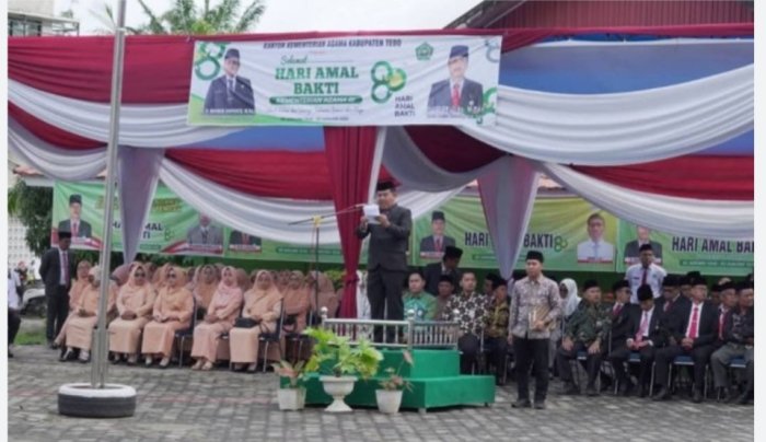 MTsN 1 Tebo Ikuti Upacara Hari Amal Bakti ke-80 Kemenag MTsN 1 Tebo Ikuti Upacara Hari Amal Bakti ke-80 Kemenag