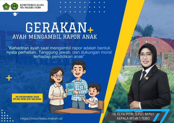 MTsN 1 Tebo Laksanakan Program GEMAR untuk Libatkan Ayah