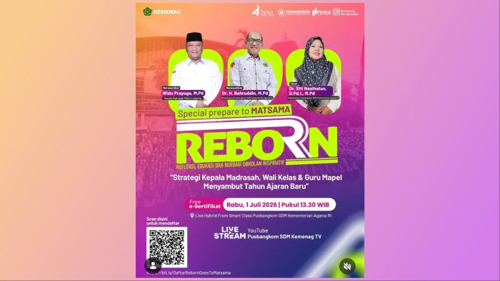 MTsN 1 Tebo Siap Mengikuti  REBORN untuk Persiapan Tahun Ajaran Baru Madrasah