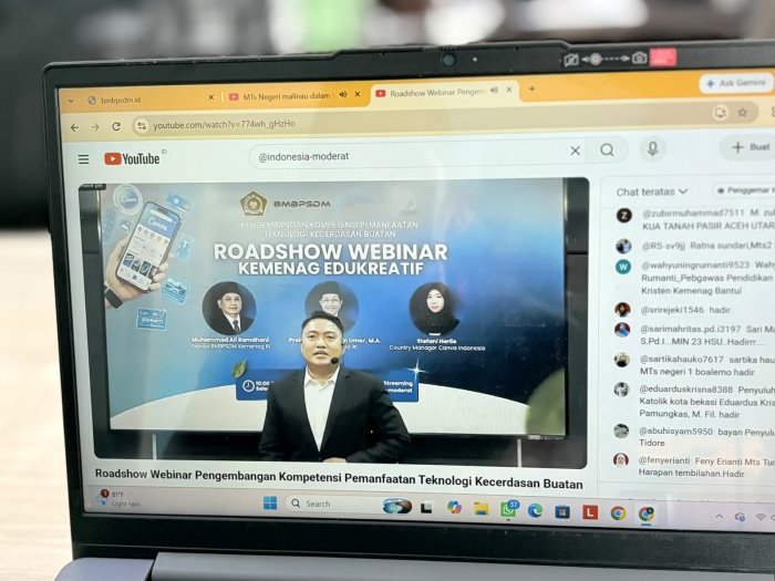 Guru MTsN 1 Tebo Ikuti Webinar Pemanfaatan AI di Canva Guru MTsN 1 Tebo Ikuti Webinar Pemanfaatan AI di Canva