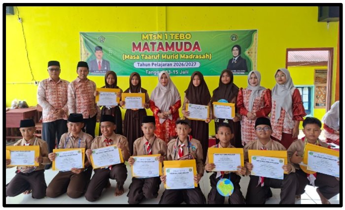 Resmi Ditutup oleh Kepala Madrasah, Kegiatan MATAMUDA MTsN 1 Tebo Sukses Cetak Generasi Baru yang Siap Belajar